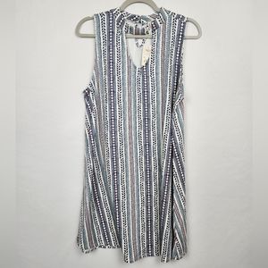 NWT Mudd Mock Choker Fit & Flare Dress Size XL